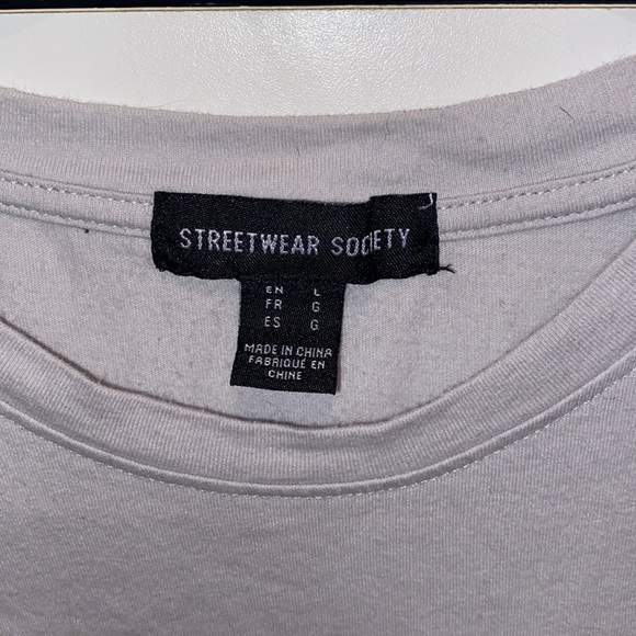 Light gray/ silver Sun and Moon T shirt - Picture 3 of 4